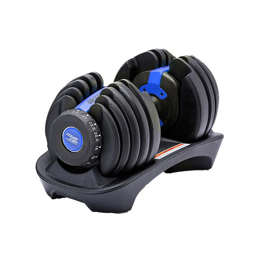 NNEDPE 24KG Powertrain Adjustable Home Gym Dumbbell - Blue-0