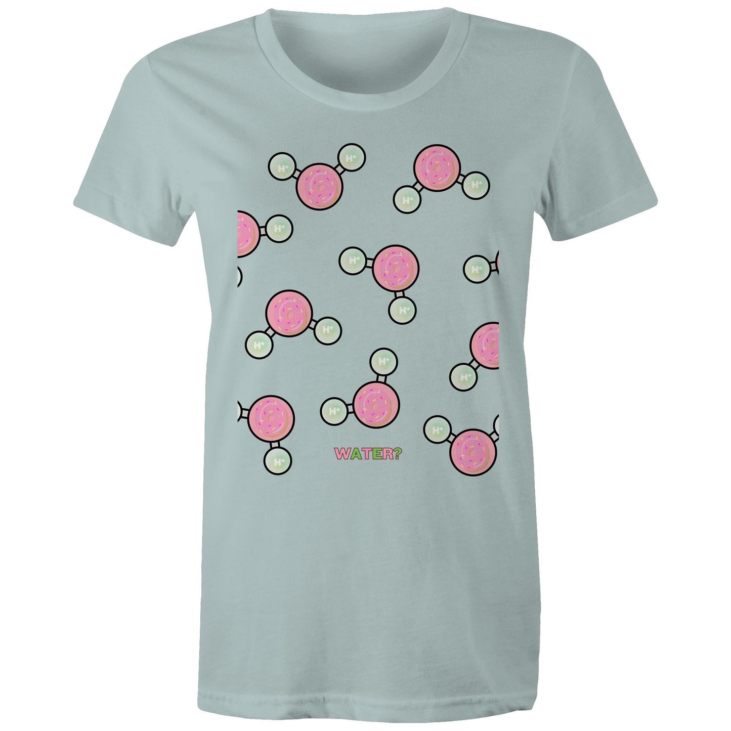 WATER OR DONUT? AS Colour - Women's Maple Tee - Downscale & Healthcare from Anywhere Online Shop