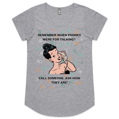 CALL SOMEONE - AS Colour Mali - Womens Scoop Neck T-Shirt - Downscale & Healthcare from Anywhere Online Shop