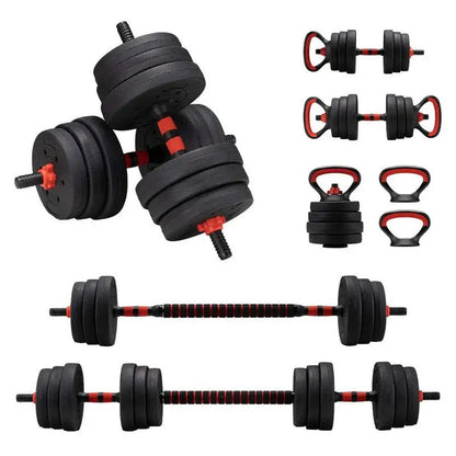 NNETM 7-in-1 Adjustable Dumbbell and Barbell Weight Set-0